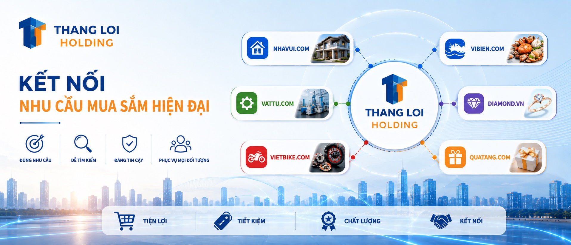 Kết nối nhu cầu mua sắm hiện đại trong hệ sinh thái Thang Loi Holding