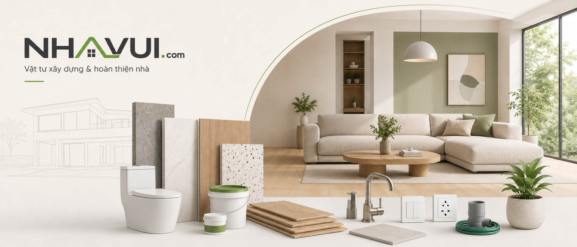 Nhavui.com – Vật tư xây dựng & hoàn thiện nhà từ xây thô đến hoàn thiện